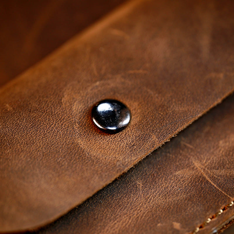 Sac ceinture à suspendre en cuir véritable pour téléphone portable