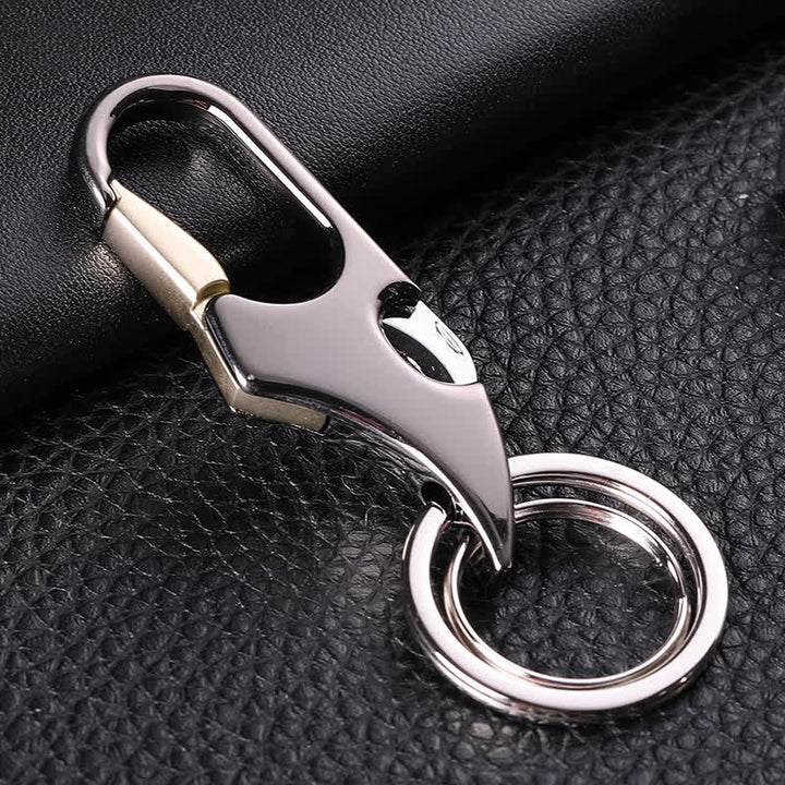 Mini couteau pliant multifonction 3 en 1 avec porte-clés