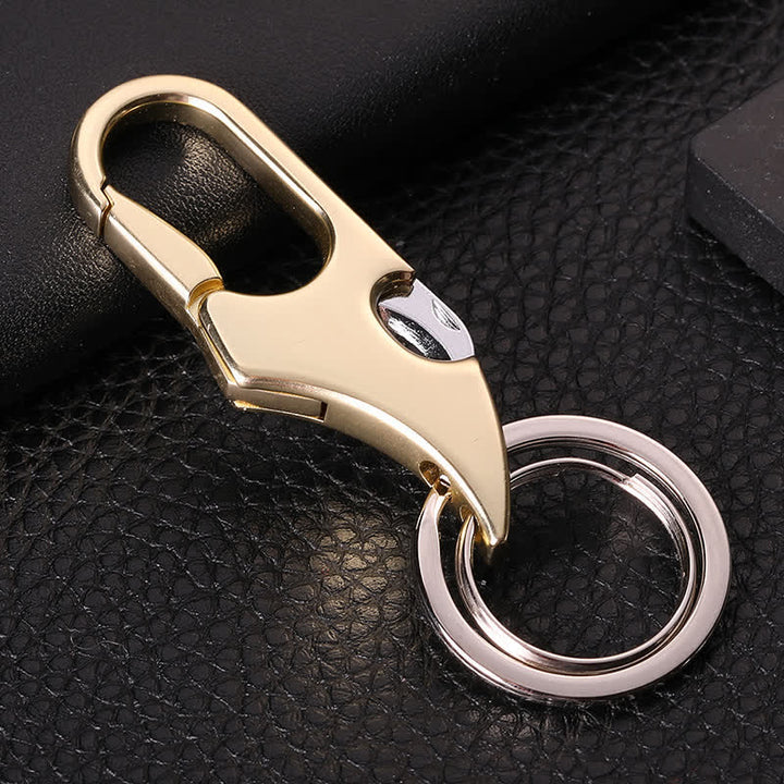 Mini couteau pliant multifonction 3 en 1 avec porte-clés
