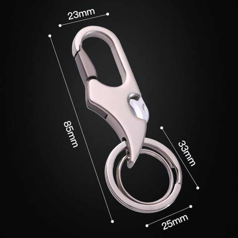 Mini couteau pliant multifonction 3 en 1 avec porte-clés