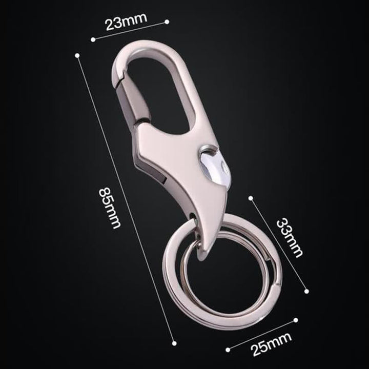 Mini couteau pliant multifonction 3 en 1 avec porte-clés