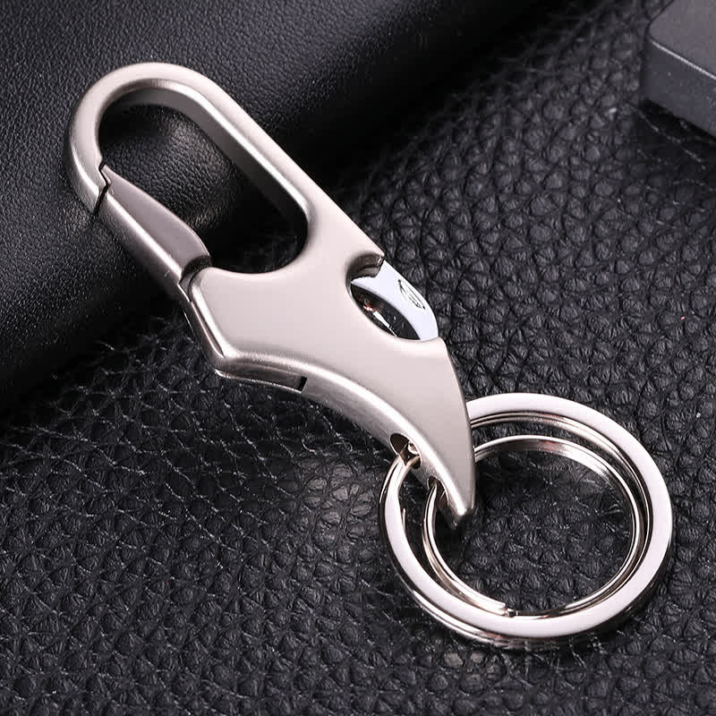Mini couteau pliant multifonction 3 en 1 avec porte-clés