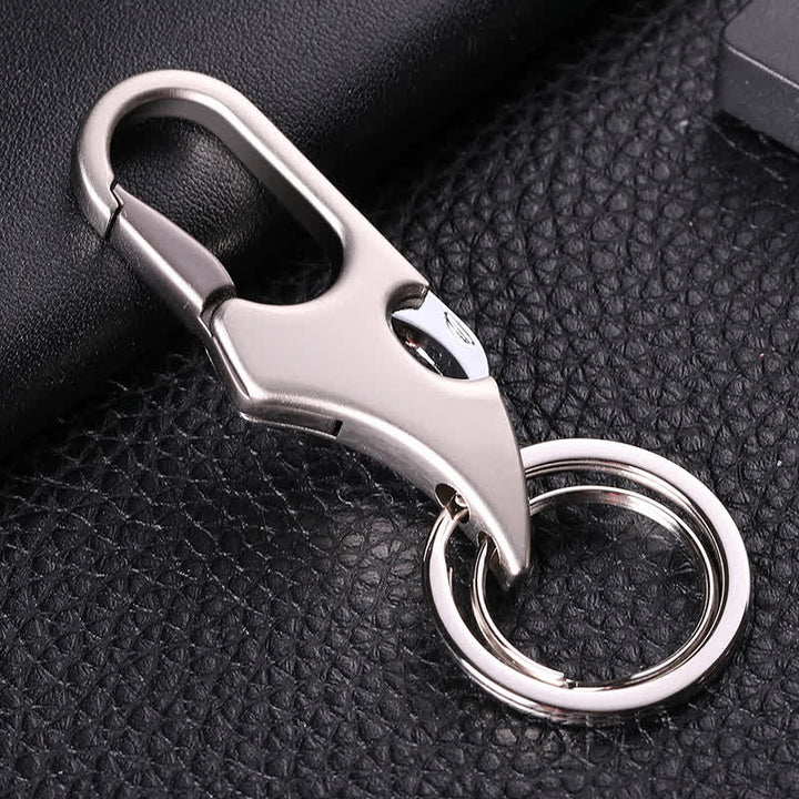Mini couteau pliant multifonction 3 en 1 avec porte-clés