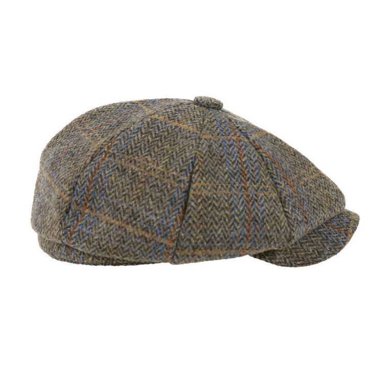 Casquette béret octogonale classique à chevrons et à carreaux Peaky Blinders