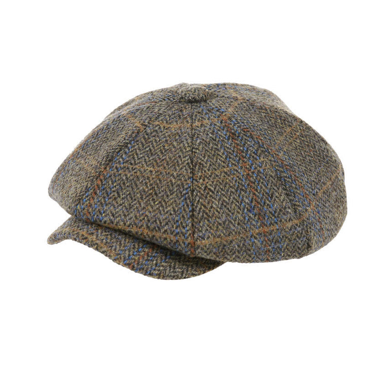 Casquette béret octogonale classique à chevrons et à carreaux Peaky Blinders