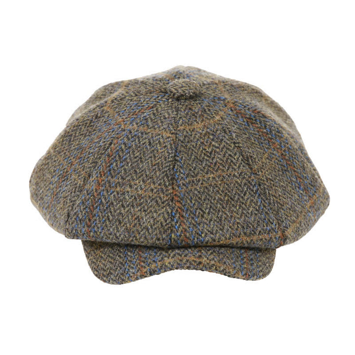 Casquette béret octogonale classique à chevrons et à carreaux Peaky Blinders
