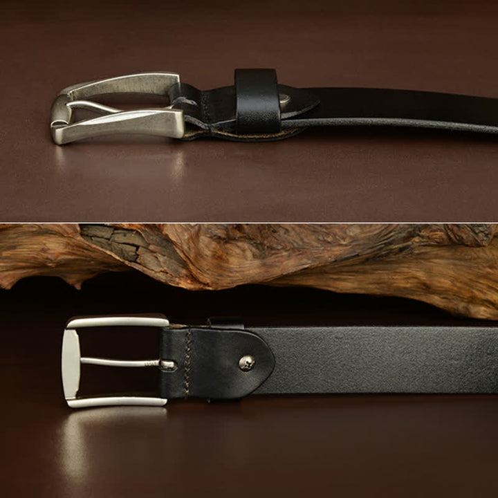 Ceinture en cuir cloutée vintage à fleurs creuses Hip-Hop