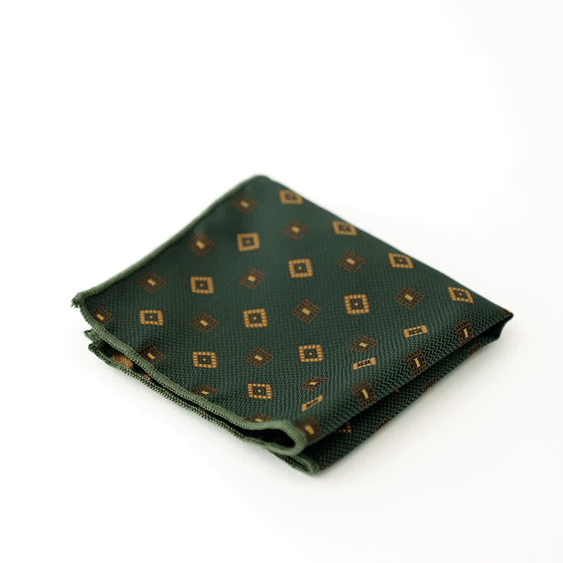 Magnifique pochette à pois rayée pour homme