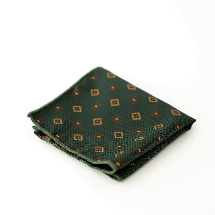 Magnifique pochette à pois rayée pour homme