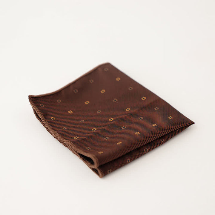 Magnifique pochette à pois rayée pour homme