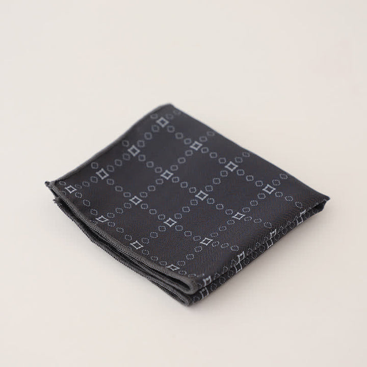 Magnifique pochette à pois rayée pour homme