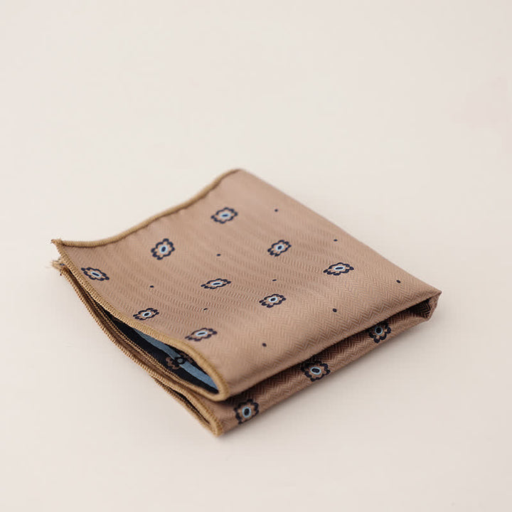 Magnifique pochette à pois rayée pour homme
