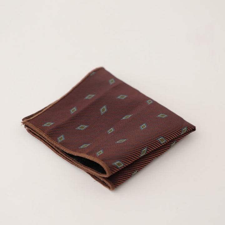 Magnifique pochette à pois rayée pour homme