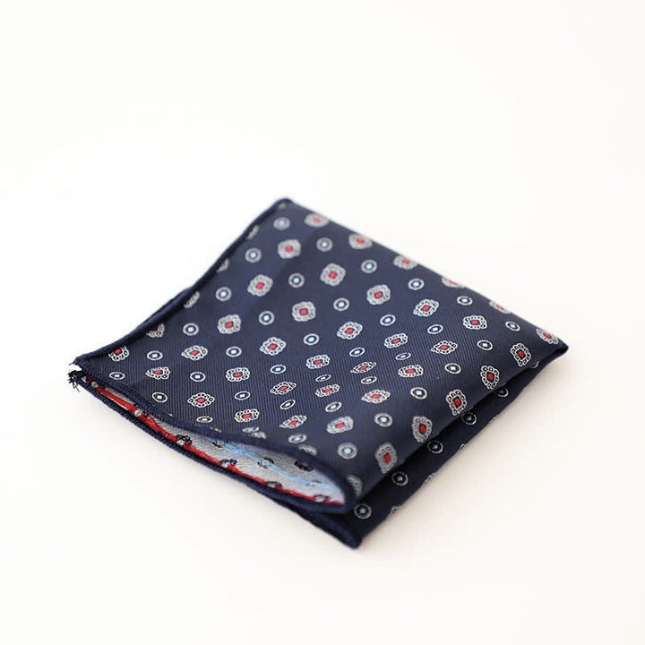 Magnifique pochette à pois rayée pour homme