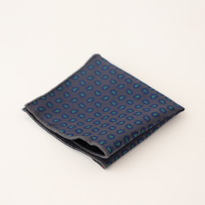 Magnifique pochette à pois rayée pour homme