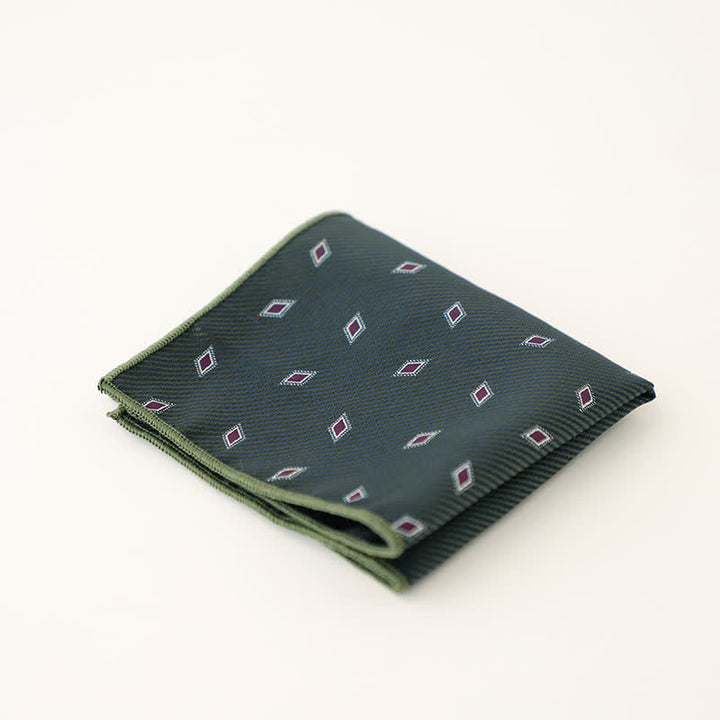 Magnifique pochette à pois rayée pour homme