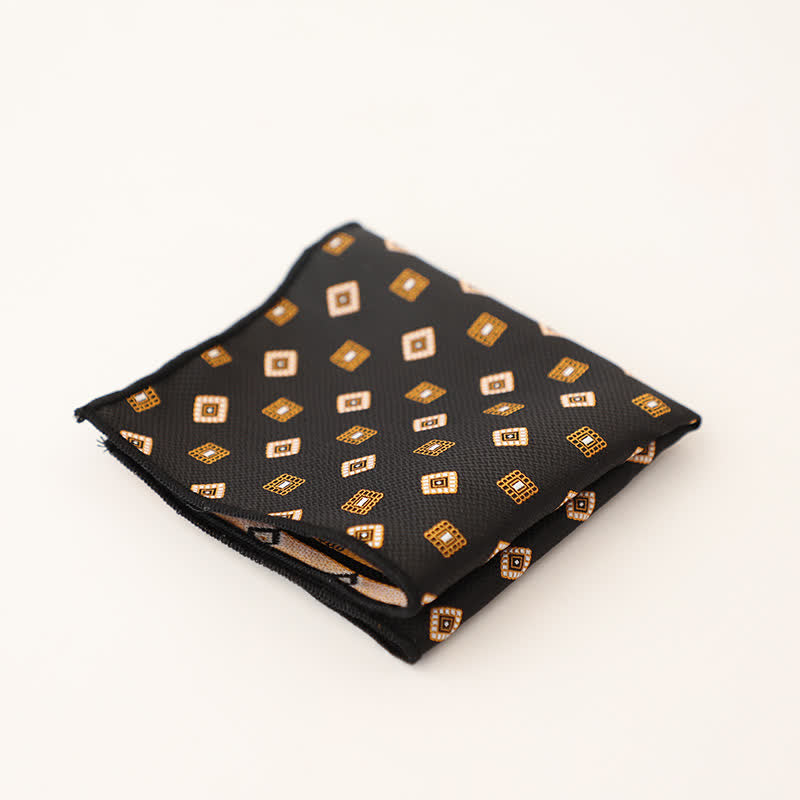 Magnifique pochette à pois rayée pour homme