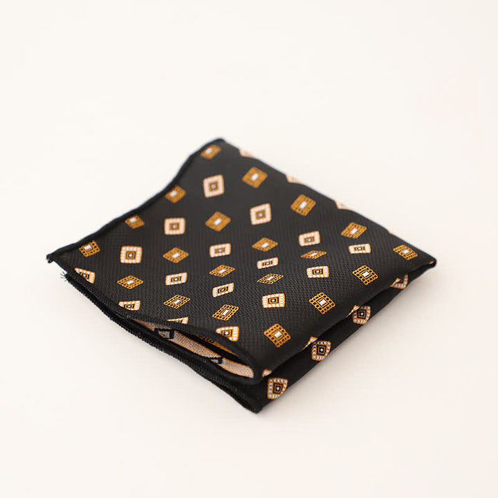 Magnifique pochette à pois rayée pour homme
