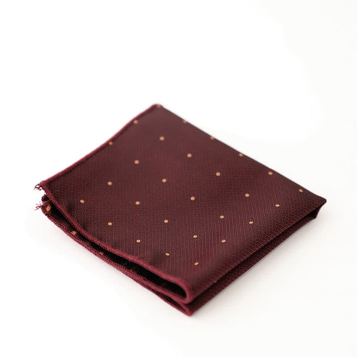 Magnifique pochette à pois rayée pour homme
