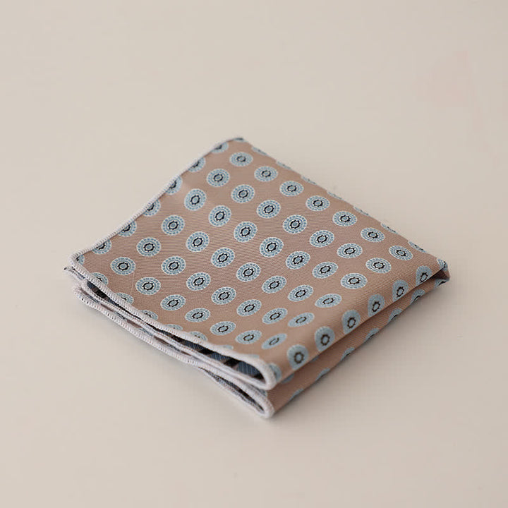 Magnifique pochette à pois rayée pour homme