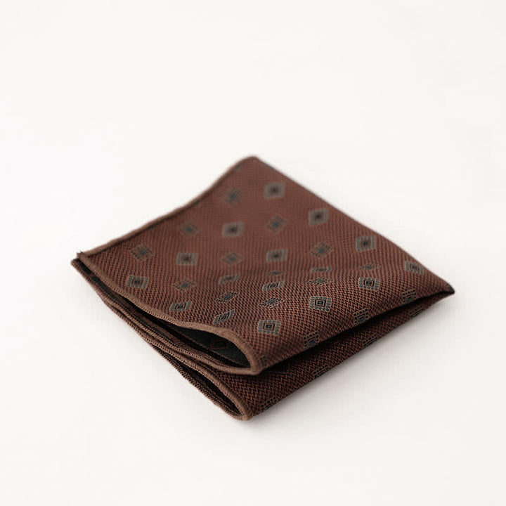 Magnifique pochette à pois rayée pour homme