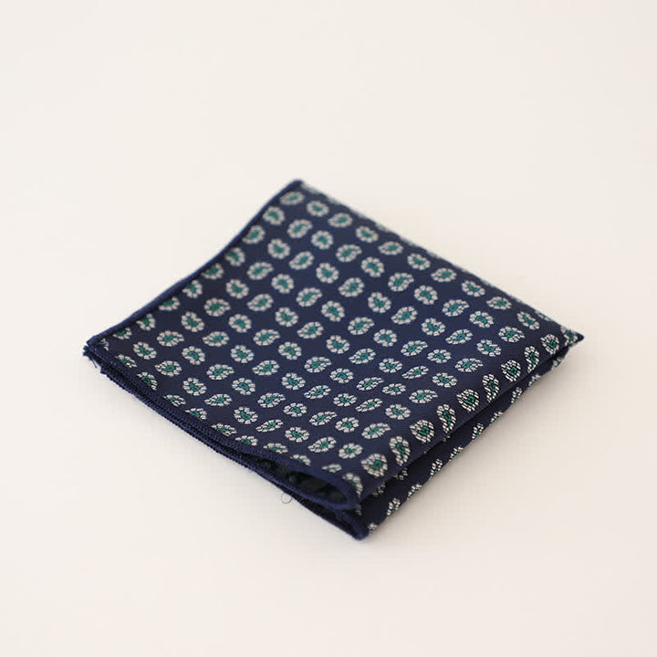 Magnifique pochette à pois rayée pour homme
