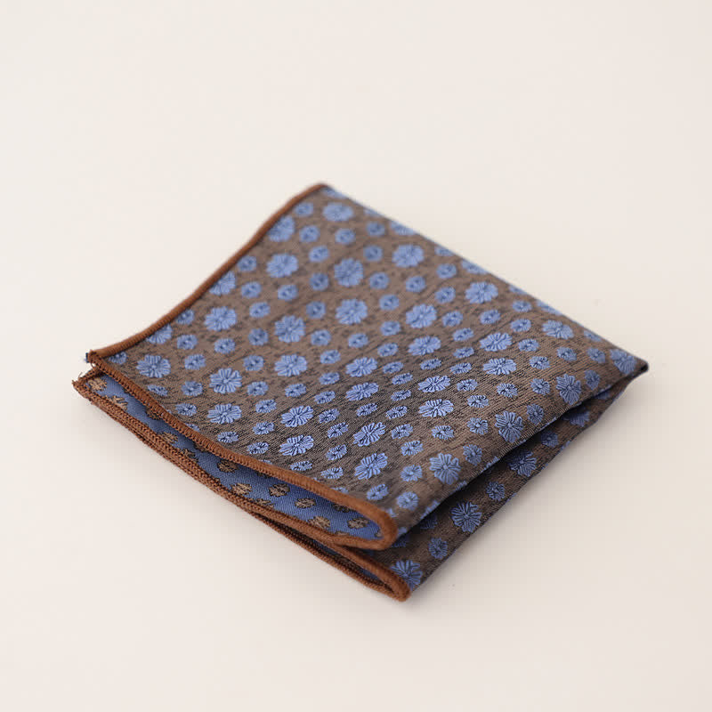 Magnifique pochette à pois rayée pour homme