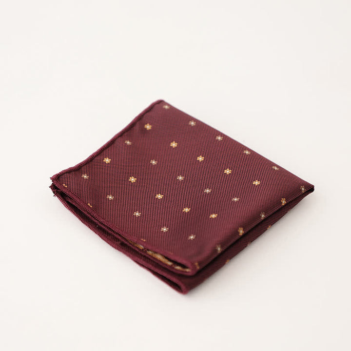 Magnifique pochette à pois rayée pour homme