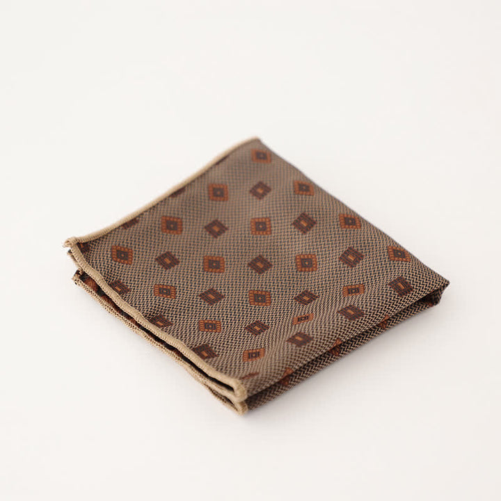 Magnifique pochette à pois rayée pour homme