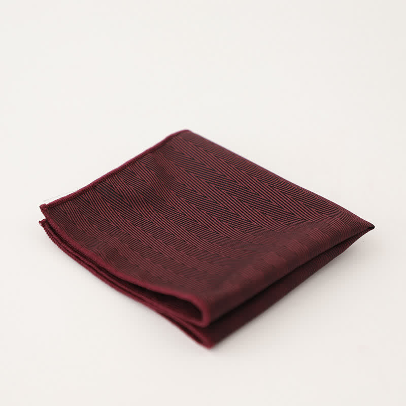 Magnifique pochette à pois rayée pour homme