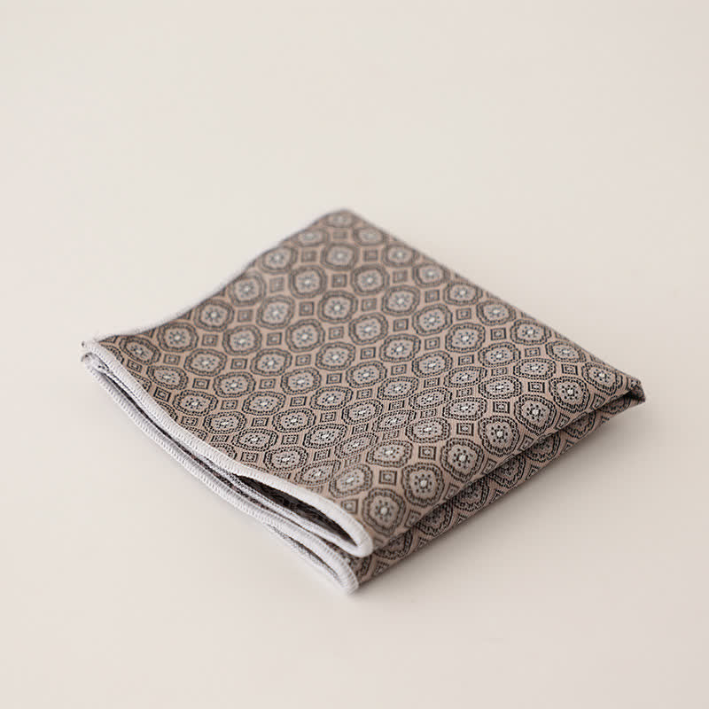 Magnifique pochette à pois rayée pour homme