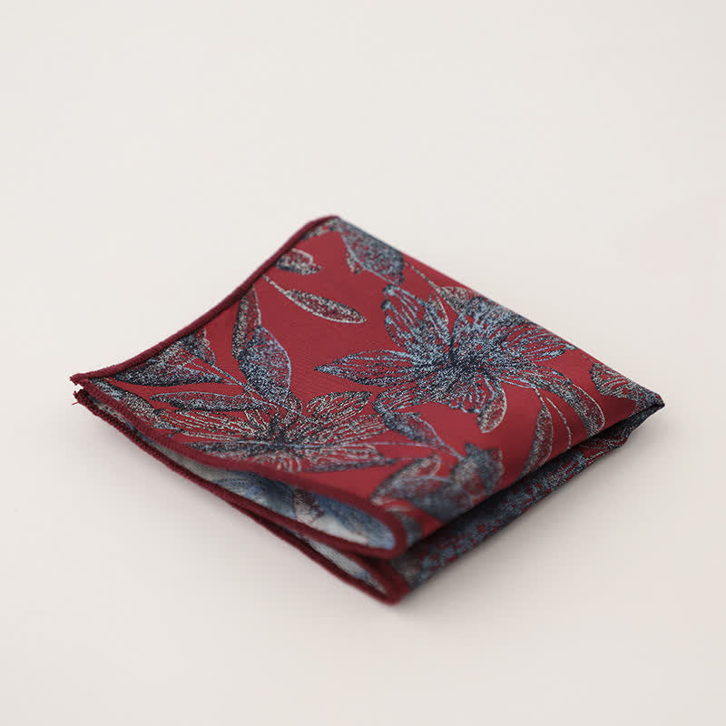 Magnifique pochette à pois rayée pour homme