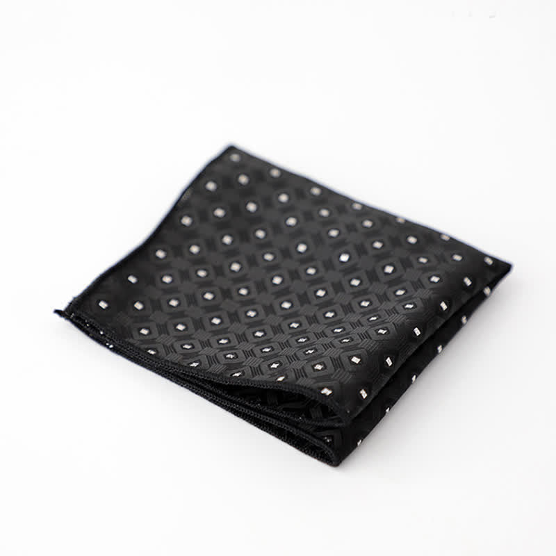 Pochette de costume à imprimé rayé pour homme