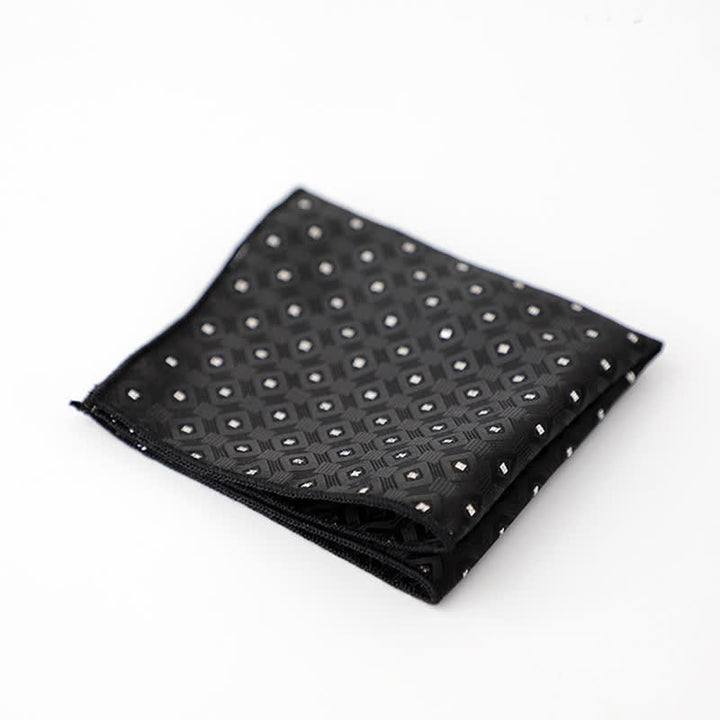 Pochette de costume à imprimé rayé pour homme