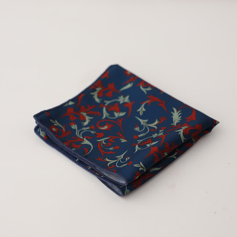 Pochette de costume à motif géométrique abstrait Fnacy pour homme