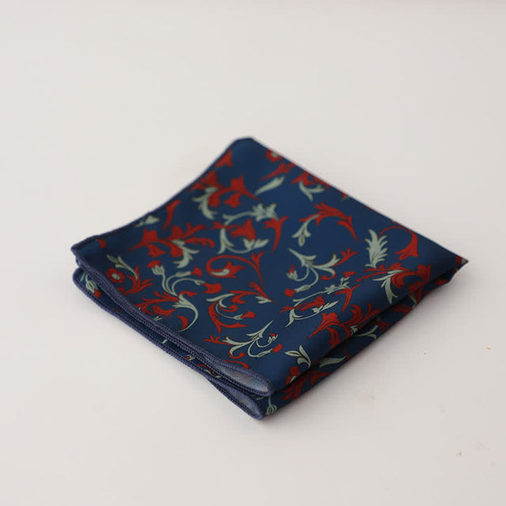 Pochette de costume à motif géométrique abstrait Fnacy pour homme