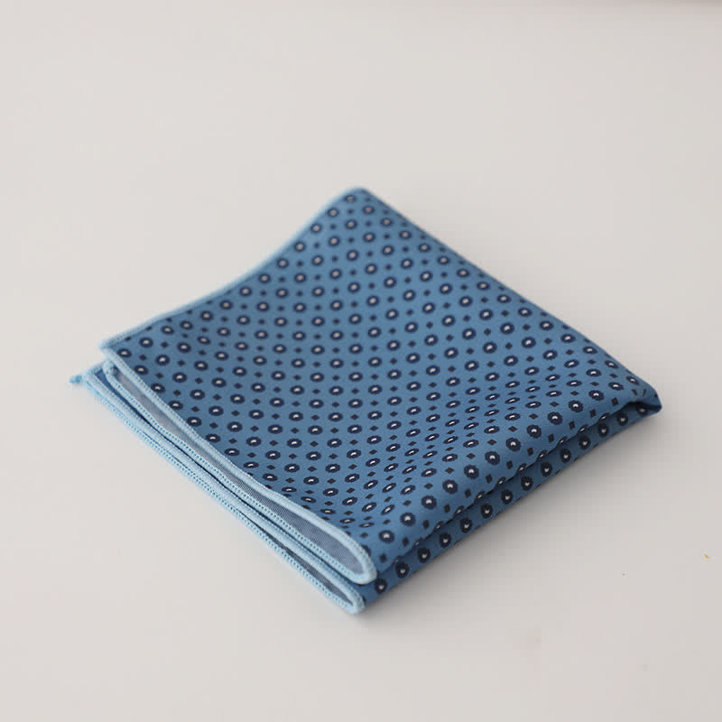 Pochette de costume à motif géométrique abstrait Fnacy pour homme