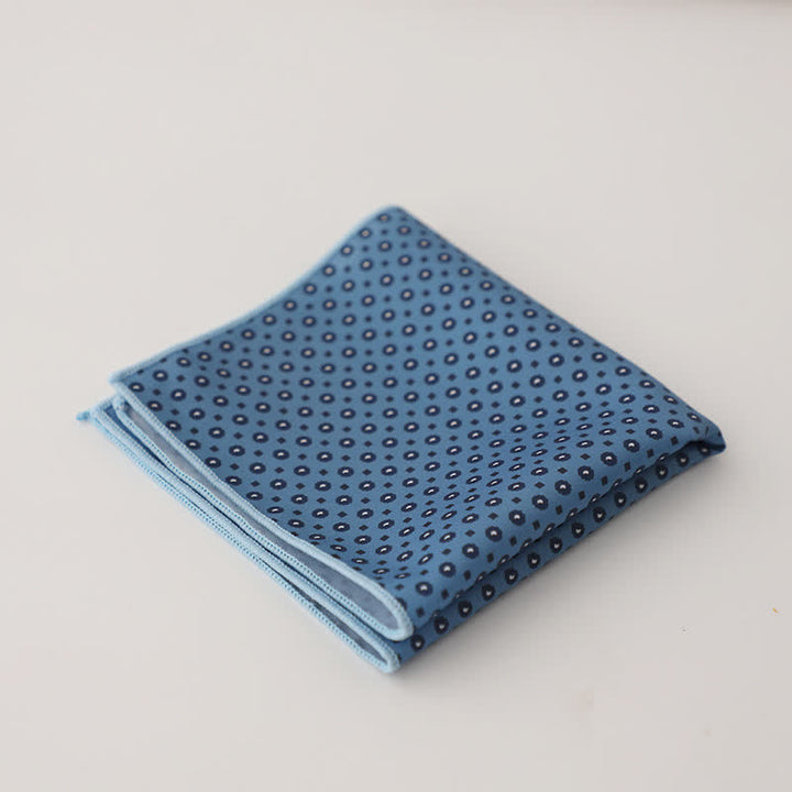 Pochette de costume à motif géométrique abstrait Fnacy pour homme