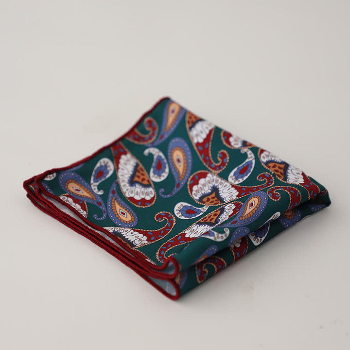 Pochette de costume à motif géométrique abstrait Fnacy pour homme