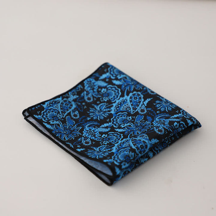 Pochette de costume à motif géométrique abstrait Fnacy pour homme