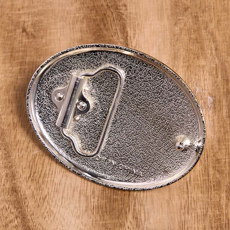 Ceinture en cuir avec boucle de chapeau western en or et argent à faire soi-même