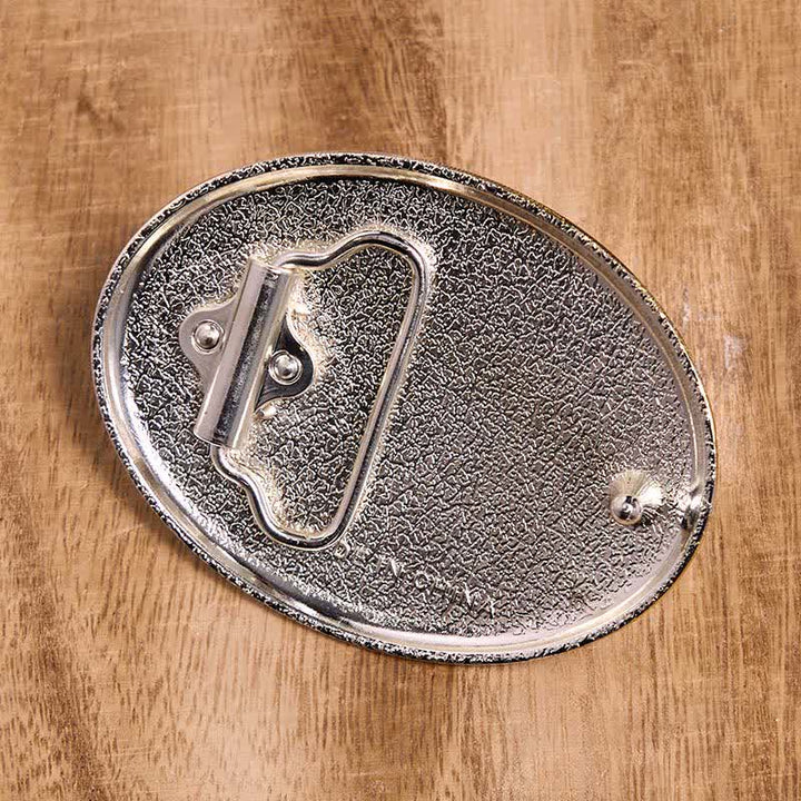 Ceinture en cuir avec boucle de chapeau western en or et argent à faire soi-même