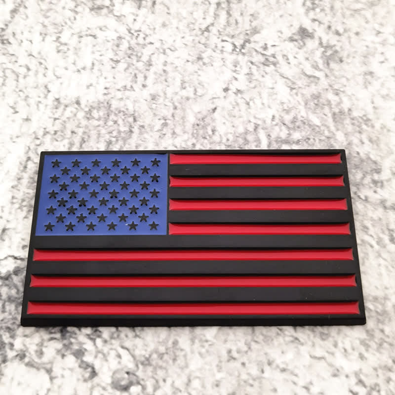 Badge autocollant en métal drapeau américain pour voiture