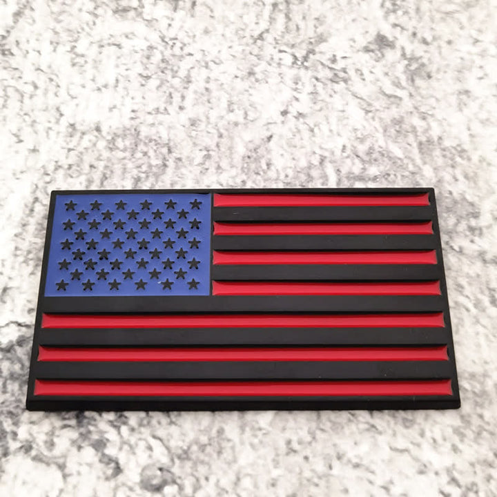Badge autocollant en métal drapeau américain pour voiture