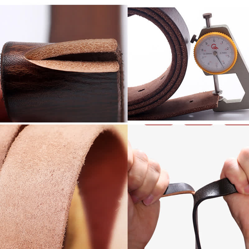 Ceinture en cuir avec lettre anglaise en relief et balle de pistolet