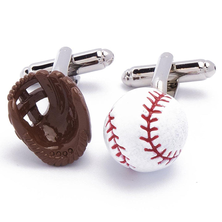 Ensemble de couvre-boutons de gants de joueur de baseball pour hommes, 1 paire, boutons de manchette - image 2