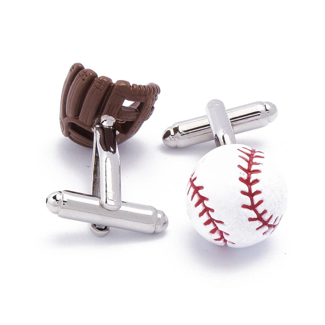 Ensemble de couvre-boutons de gants de joueur de baseball pour hommes, 1 paire, boutons de manchette - image 5