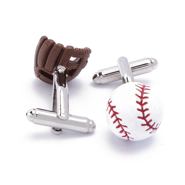 Ensemble de couvre-boutons de gants de joueur de baseball pour hommes, 1 paire, boutons de manchette - image 5