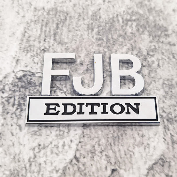 Badge autocollants en métal pour voiture FJB EDITION