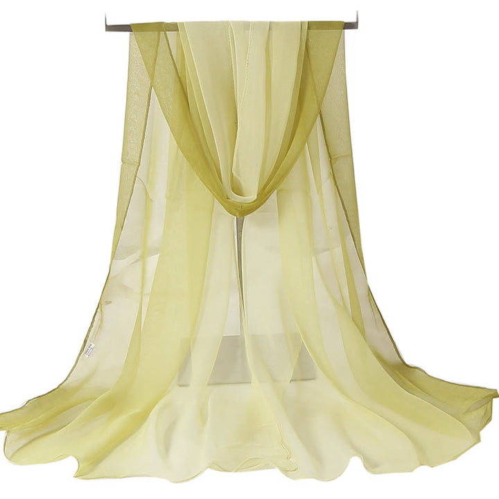 Écharpe fine d'été douce et unie pour femme avec protection solaire - #24 Turquoise pâle - image 28